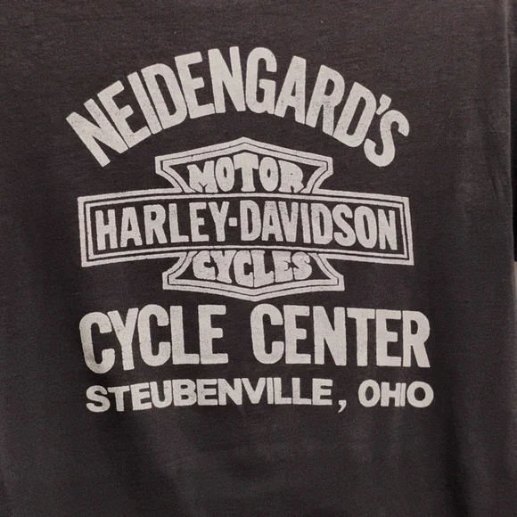 SALE! RARE! 3D Emblem Vintage Harley-Davidson Eagle Landing Shirt Sz.m (X-67) - Picture 5 of 9